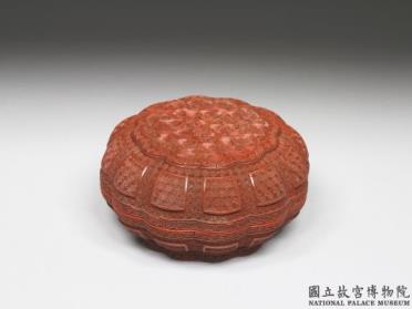 图片[2]-Carved red lacquer box with winding cloud pattern, Qing dynasty, Qianlong reign (1736-1795)-China Archive